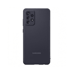 SAMSUNG Galaxy A72 / A72 5G SM-A725F / A726B, Szilikon tok, fekete, gyári (RS103843)