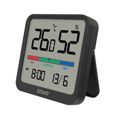 SAVIO CT-01/B hőmérséklet és páratartalom érzékelő (SAVCT-01/B)