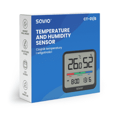 SAVIO CT-01/B hőmérséklet és páratartalom érzékelő (SAVCT-01/B)