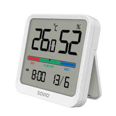 SAVIO CT-01/W hőmérséklet és páratartalom érzékelő (SAVCT-01/W)