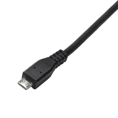 Akyga USB-A apa - MicroUSB-B apa Adat- és töltőkábel 1.0m - Fekete (AK-USB-21)