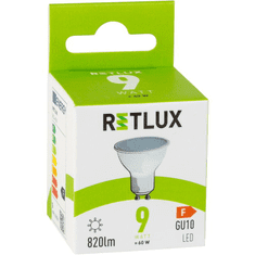 Retlux RLL 418 LED reflektor izzó 9W 820lm 4000K GU10 - Hideg fehér (RLL 418)