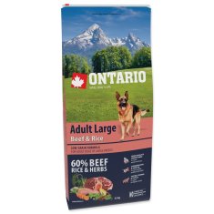 Ontario  Dog Adult Large Marhahús és rizs 12 kg