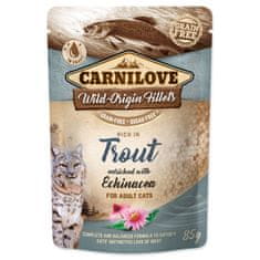 Carnilove Kapszula CARNILOVE Cat Rich in Trout Echinaceával dúsítva 85 g