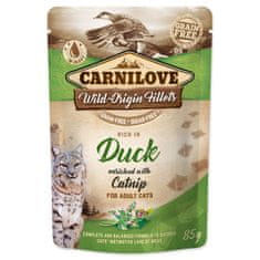 Carnilove Kapszula CARNILOVE Cat Rich in Duck, macskamentával dúsítva 85 g