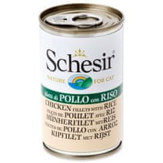Schesir SCHESIR macskakonzerv csirke + rizs 140 g