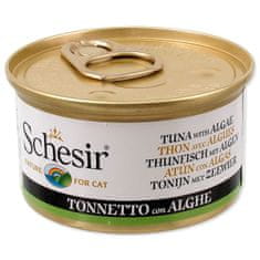 Schesir Konzerv SCHESIR Macska tonhal + hínár zselében 85 g
