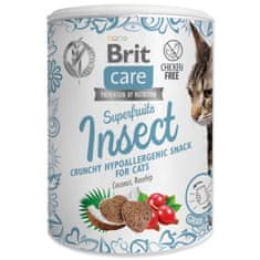 Brit BRIT Care Cat Snack Superfruits Insect kókuszolajjal és csipkebogyóval 100 g
