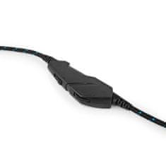 Nedis Gaming Headset | Fül felett | Sztereó | USB Type-A / 2x 3,5 mm | Lehajtható mikrofon | 2,20 m | VEZETTE 