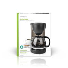Nedis Kávéfőző | Szűrő kávé | 1,25 l | 10 csésze | Melegen tartás funkció | Fekete 