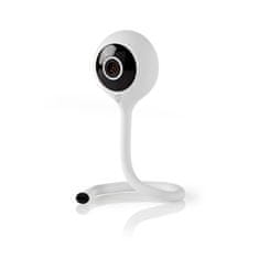 Nedis SmartLife beltéri kamera | Wi-Fi | Full HD 1080p | microSD (nem tartozék) / Cloud Storage (opcionális) | Mozgásérzékelővel | Night Vision | fehér 