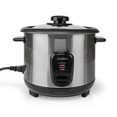 Nedis Rice cooker | 1 l | 400 W | Non-stick coating | Removable bowl | Automatic shutdown 