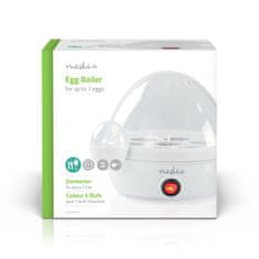 Nedis egg cooker | 7 eggs | Measuring glass | Warning signal | Automatic shut-off | White 