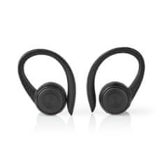 Nedis Teljesen vezeték nélküli fejhallgató | Bluetooth | Maximális akkumulátor-élettartam: 4 óra | Nyomja meg a Control | Akkumulátor fedele | Beépített mikrofon | Hangvezérlés támogatása | Fül horog | 