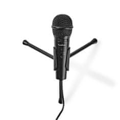 Nedis Mikrofon | Használható: Számítógép / asztali / okostelefon / táblagép | Drótkötés | 1x 3,5 mm 