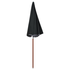 Vidaxl antracitszürke napernyő acélrúddal 240 cm (47805)