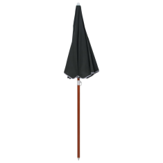 Vidaxl antracitszürke napernyő acélrúddal 180 cm (47804)
