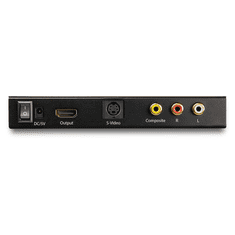 Startech VID2HDCON2 S-Video/kompozit HDMI konverter hanggal - 720p - NTSC és PAL (VID2HDCON2)