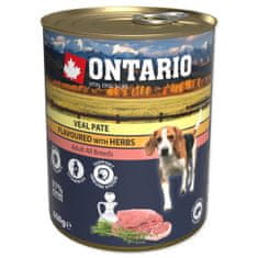 Ontario Borjúhús pástétom konzerv zöldfűszerekkel 800 g