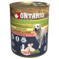 Ontario Konzerv csirkepástétom zöldfűszerekkel 800 g