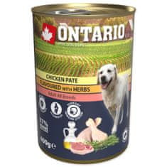 Ontario Konzerv csirkepástétom zöldfűszerekkel 400 g