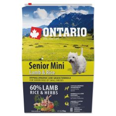 Ontario  Senior Mini bárány és rizs 2,25 kg
