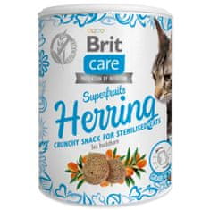 Brit BRIT Care Cat Snack Superfruits Hering homoktövissel 100 g