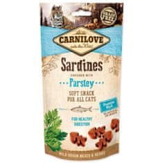 Carnilove CARNILOVE Cat Semi Moist Snack szardínia petrezselyemmel dúsítva 50 g