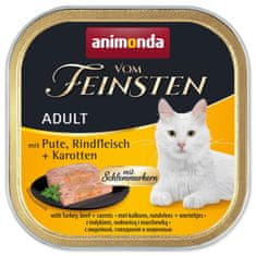 Animonda Vom Feinstein pulyka + marhahús + sárgarépa pástétom 100 g