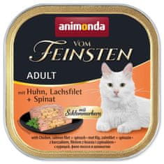 Animonda Vom Feinstein csirke + lazac + spenót pástétom 100 g