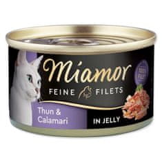 Finnern Konzerv MIAMOR Feine filé tonhal + tintahal zselében 100 g