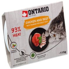 Ontario Csirkefürdő marhahússal és taurinnal 115 g