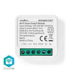 Nedis SmartLife Switch | Wi-Fi | 3680 W | Terminál csatlakozás | Az alkalmazás elérhető: Android / IOS 