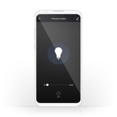 Nedis SmartLife LED izzólámpa | Wi-Fi | E27 | 500 lm | 5 W | Meleg fehér | 2700 K | Üveg | Android / IOS | G125 | 1 db 