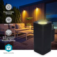 Nedis Smartlife kültéri lámpa | 760 lm | Bluetooth | 8,5 W | Melegtől hideg fehérig | 2700 - 6500 K | ABS | Android / IOS 