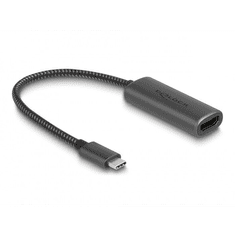 DELOCK USB Type-C adapter HDMI (DP Alt Mode) 8K-hez HDR funkcióval alumínium (64229)