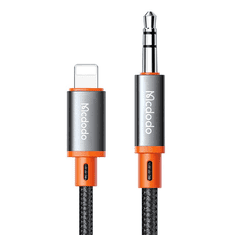 Mcdodo Lightning - Aux mini jack kábel 3.5mm 1.2m fekete (CA-0780) (CA-0780)