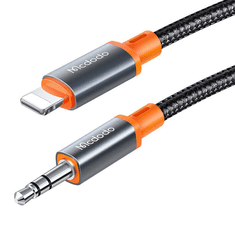 Mcdodo Lightning - Aux mini jack kábel 3.5mm 1.2m fekete (CA-0780) (CA-0780)