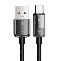 Mcdodo CA-3150 USB-A - USB-C kábel 6A 1.2m fekete (CA-3150) (CA-3150)