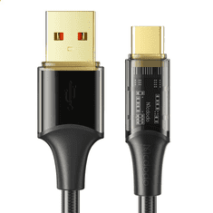 Mcdodo USB - USB-C kábel 1,2m fekete (CA-2090) (CA-2090)