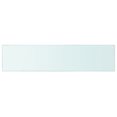 Vidaxl 110x25 cm átlátszó panel üvegpolc (243850)