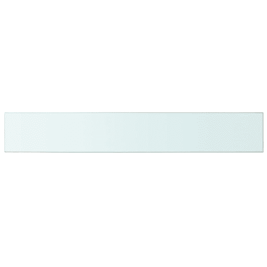 Vidaxl 100x15 cm átlátszó panel üvegpolc (243843)