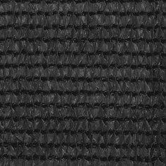 Vidaxl antracitszürke HDPE erkélyparaván 120 x 300 cm (310844)