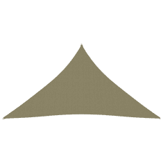 Vidaxl bézs háromszög alakú oxford szövet napvitorla 5 x 6 x 6 m (135181)