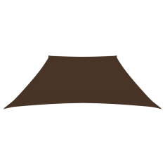 Vidaxl barna trapéz alakú oxford-szövet napvitorla 3/5 x 4 m (135848)