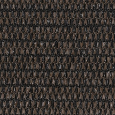 Vidaxl barna HDPE erkélyparaván 75 x 400 cm (311041)