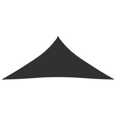 Vidaxl antracitszürke háromszögű oxford-szövet napvitorla 4,5x4,5x4,5m (135123)