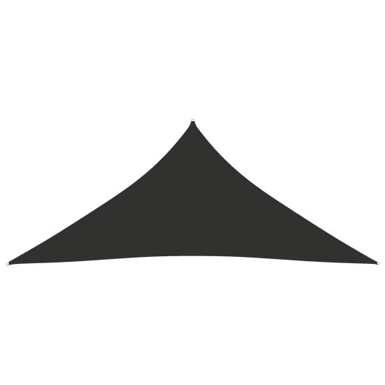 Vidaxl antracitszürke háromszögű oxford-szövet napvitorla 3 x 3 x 3 m (135115)