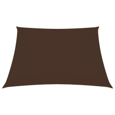 Vidaxl barna négyzet alakú oxford-szövet napvitorla 4 x 4 m (135799)