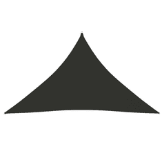 Vidaxl antracitszürke háromszögű oxford-szövet napvitorla 3,5x3,5x4,9m (135120)